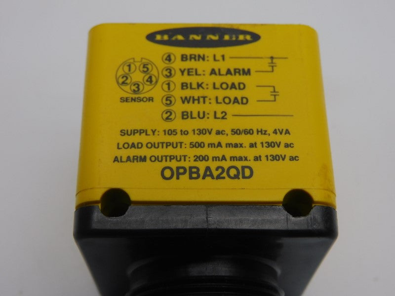 BANNER ENGINEERING OPBA2QD 130VAC NSNP