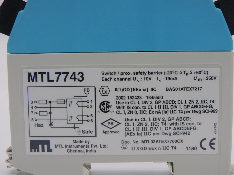 MTL MTL7743 250V NSNP