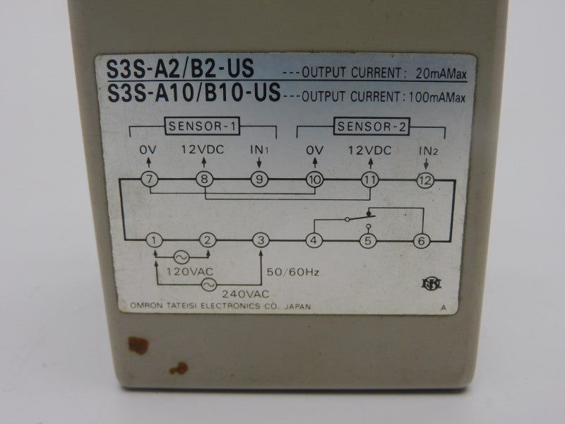 OMRON S3S-B10-US 240VAC UNMP