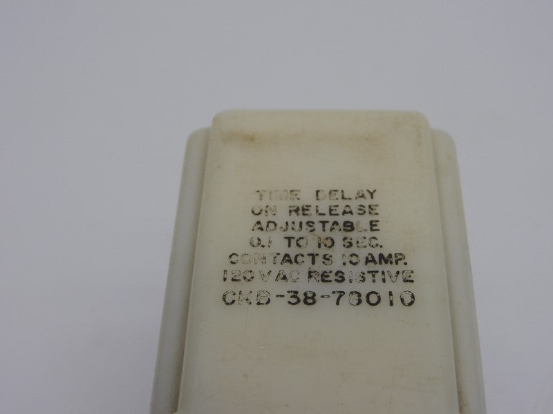 POTTER&BRUMFIELD CKB-38-78010 120VAC 10A 0.1-10SEC UNMP