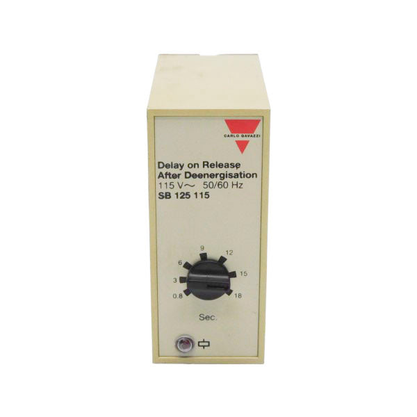 CARLO GAVAZZI SB125115 115V 10A 0.8-18SEC UNMP