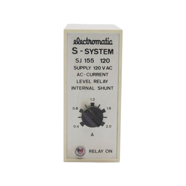 ELECTROMATIC SJ155120 120VAC 0.4-2.0A UNMP
