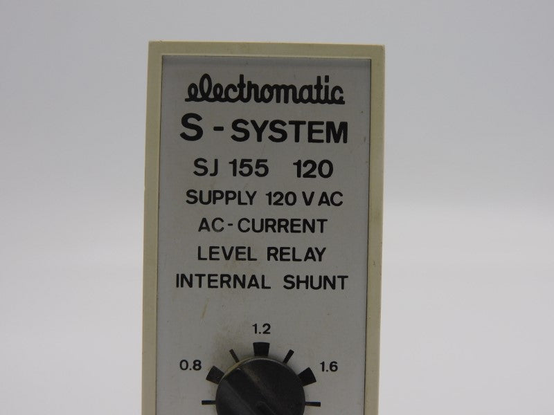 ELECTROMATIC SJ155120 120VAC 0.4-2.0A UNMP