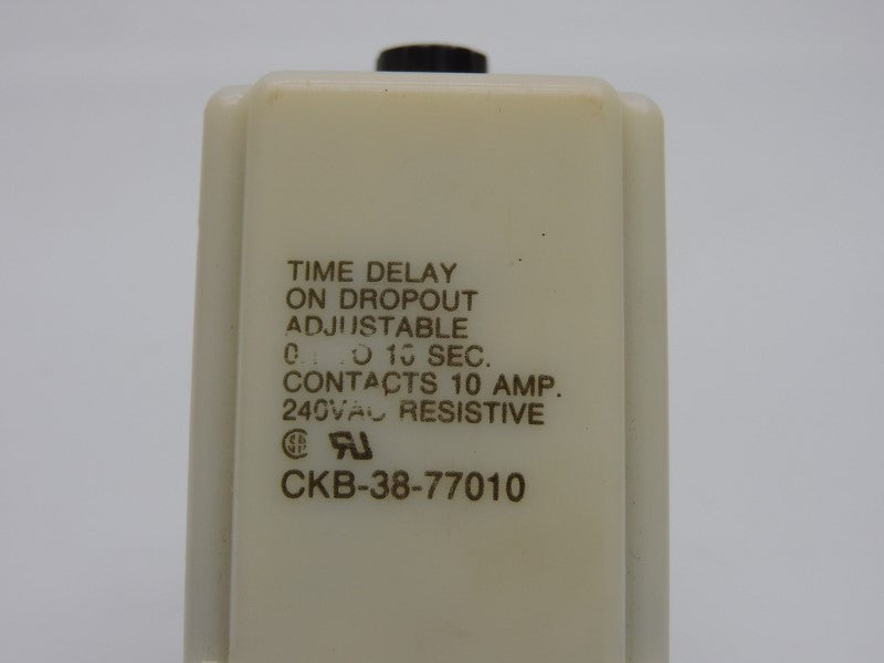 POTTER&BRUFIELD CKB-38-77010 240VAC 10A 0.1-10SEC UNMP