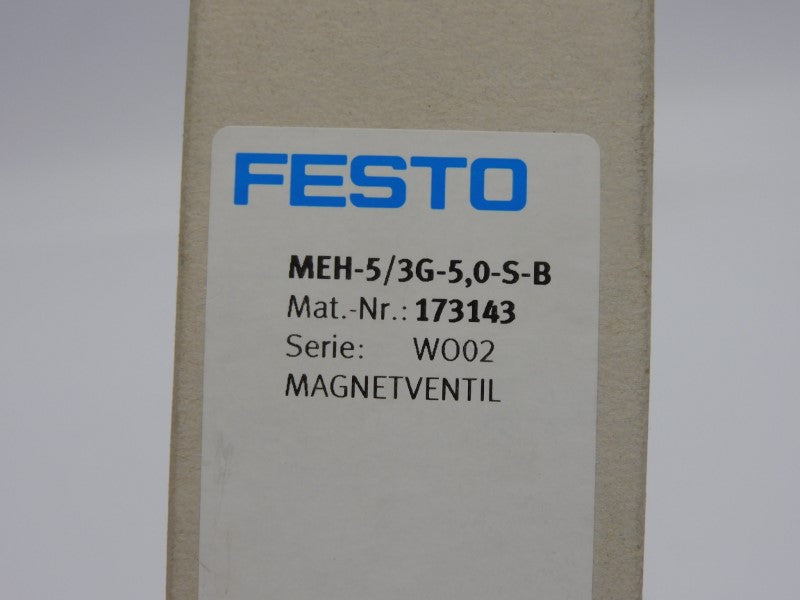 FESTO MEH-5/3G-5.0-S-B 173143 24VDC NSMP