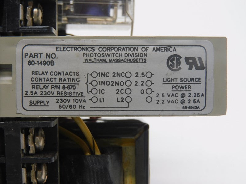 ECA 60-1490B 230V 2.5A UNMP