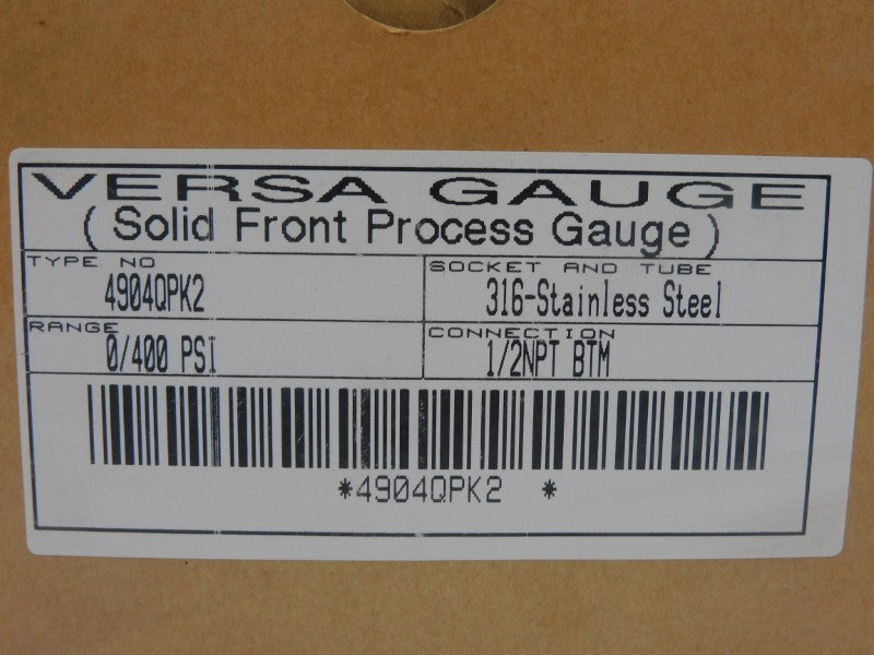 VERSA 4904QPK2 400PSI NSMP