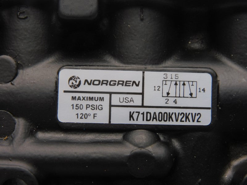 NORGREN K71DA00KV2KV2 110/120V 150PSI (NO CONNECTOR) NSMP