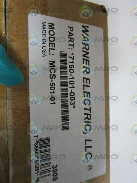 WARNER ELECTRIC  MCS-501-01 NSMP