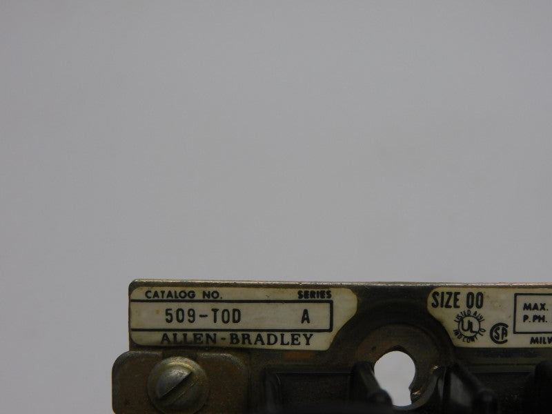 ALLEN BRADLEY 509-TOD SER. A 110/115-120V (AS IS) UNMP