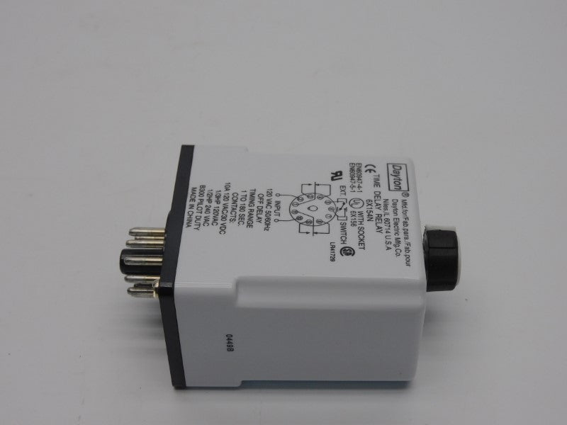 DAYTON 6X154N 240VAC 10A 1-180SEC UNMP