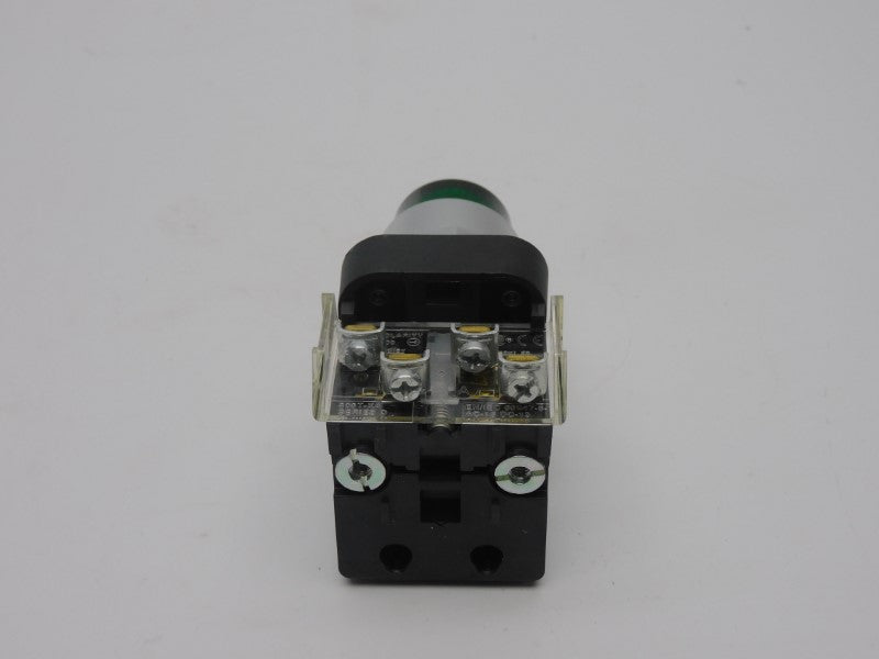 ALLEN BRADLEY 800T-QBH2G SER. U 12-130VAC/DC (WH) (AS IS) NSMP