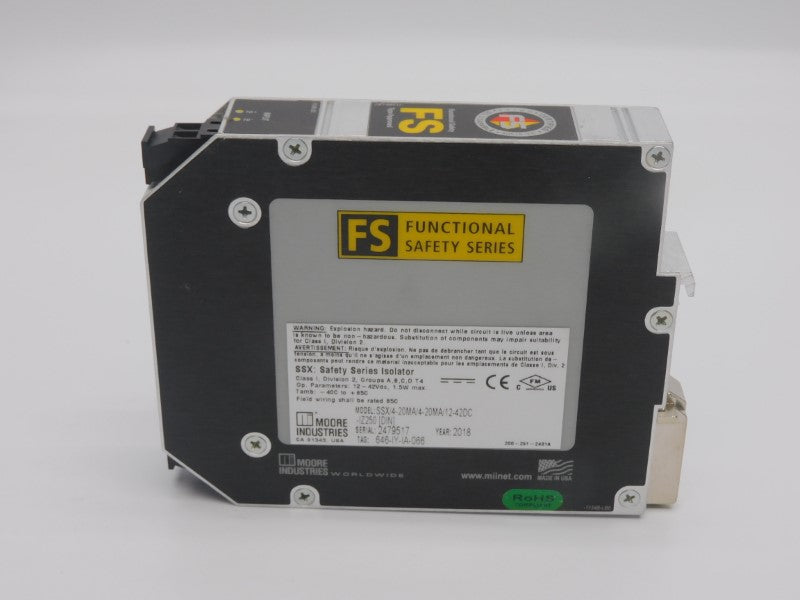 MOORE INDUSTRIES SSX/4-20MA/4-20MA/12-42DC-IZ250[DIN] 12-42VDC NSNP
