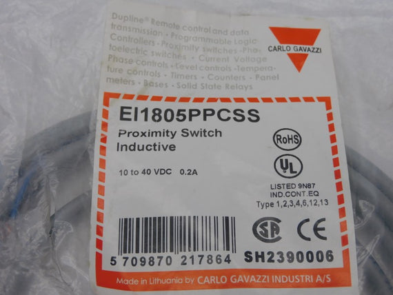 CARLO GAVAZZI EI1805PPCSS 10-40VDC 0.2A NSMP