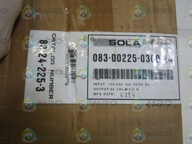 SOLA POWER SUPPLY 83-24-225-3 NSMP