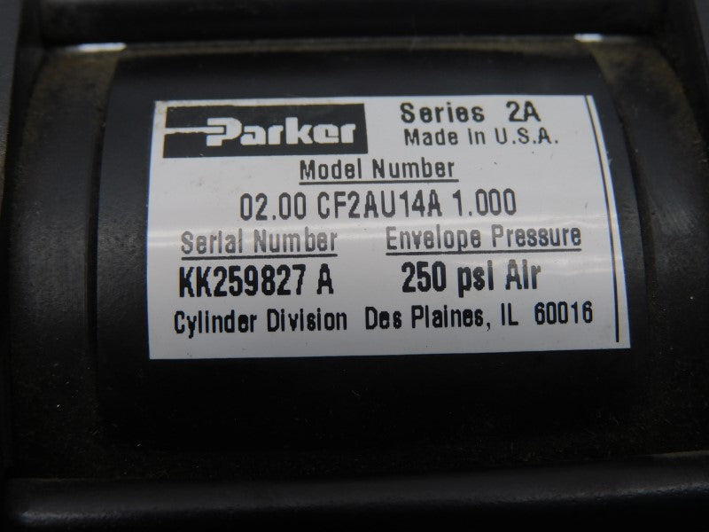 PARKER 02.00CF2AU14A1.000 SER. 2A 250PSI UNMP