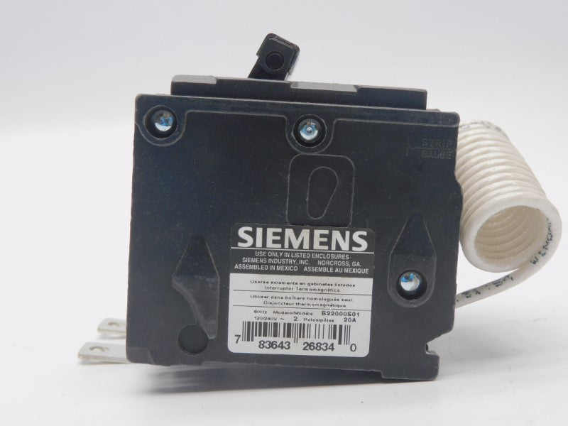 SIEMENS B22000S01 120/240V 20A NSMP