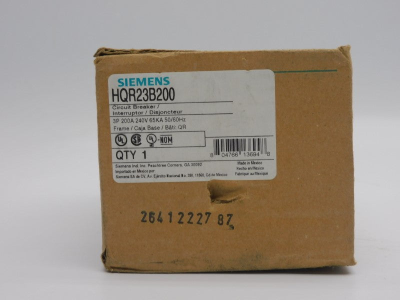 SIEMENS HQR23B200 240V 200A NSMP