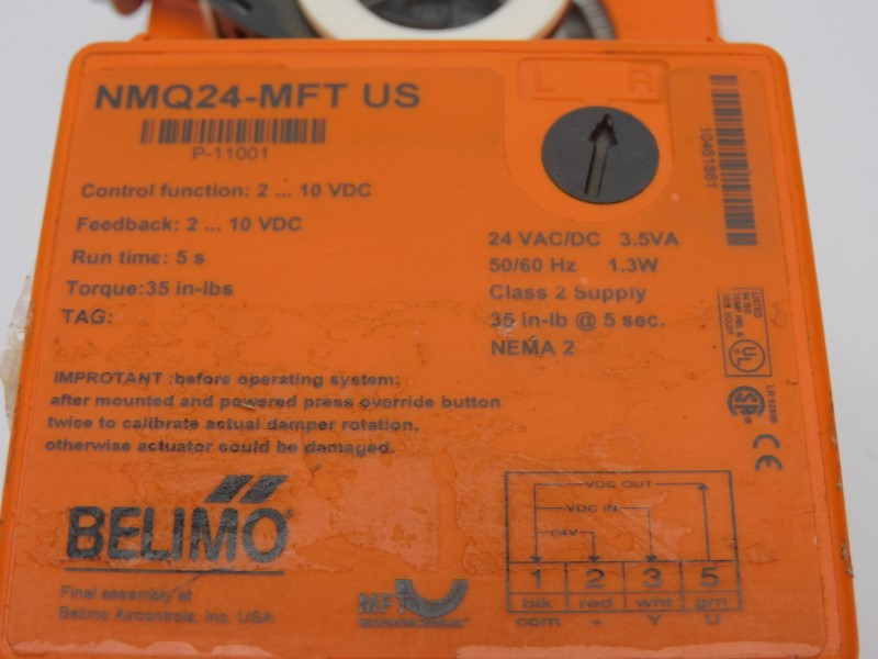 BELIMO NMQ24-MFTUS 24VAC/DC 5SEC UNMP