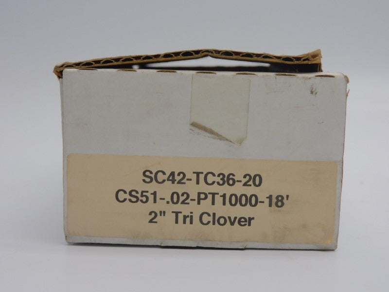 TRI-CLOVER CS51-.01-PT1000-18' SC42-TC36-20 NSMP