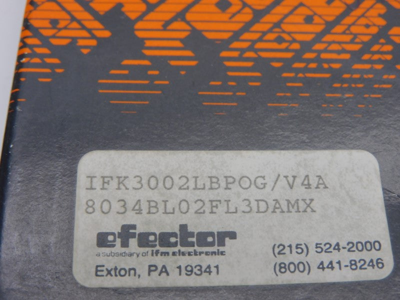 IFM EFECTOR IFK3002LBPOG/V4A 8034BL02FL3DAX 10-30VDC NSMP