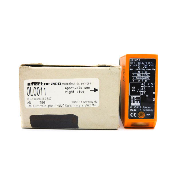 IFM EFECTOR OLT-FKOA/SL/LS-500 OL0011 20-250VAC/DC 5A NSMP