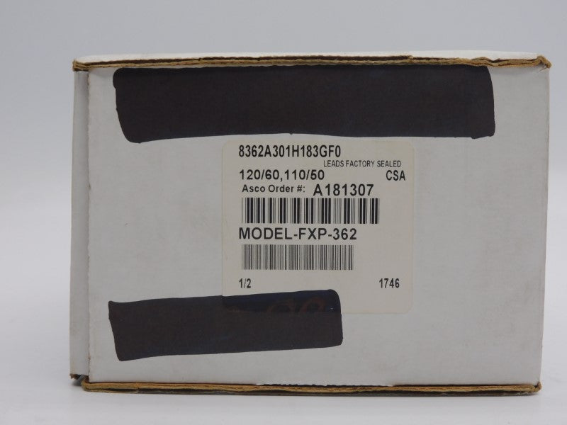 ASCO 8362A301H183GFO 110/120V 40-200PSI 1/2" NSMP