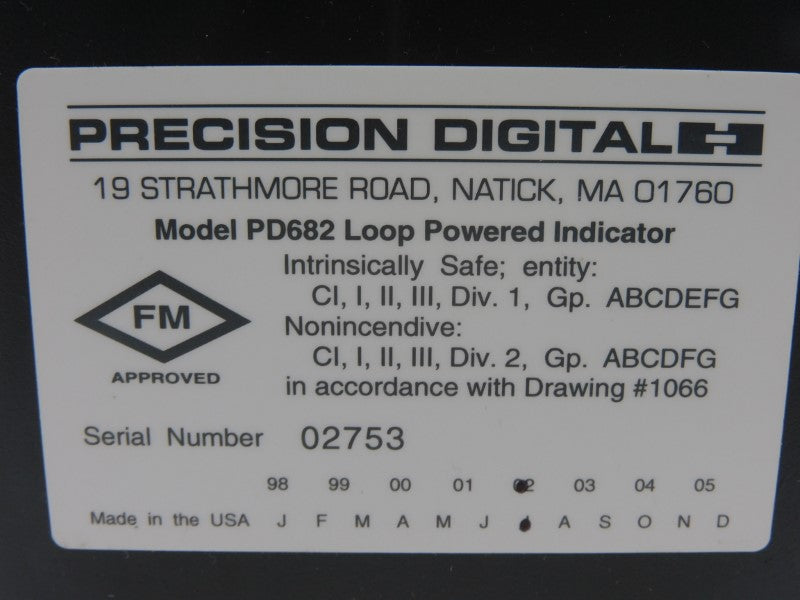 PRECISION DIGITAL PD682 NSMP