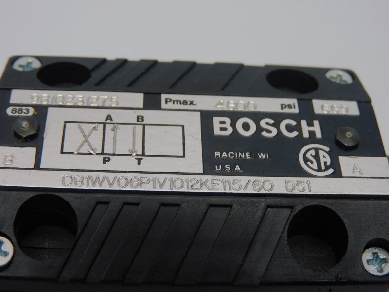 BOSCH 081WV06P1V1012KE115/60D51 9810231275 110/115V 4600PSI NSMP