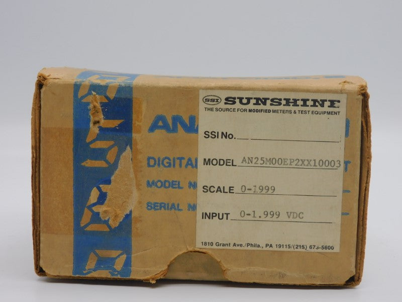 ANALOGIC AN25M00EP2XX10003 0-1.999VDC NSMP