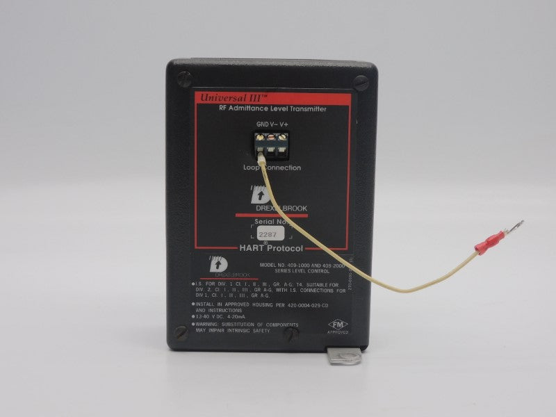 DREXELBROOK 409-1030-001 VER. 2.3 13-40VDC UNMP