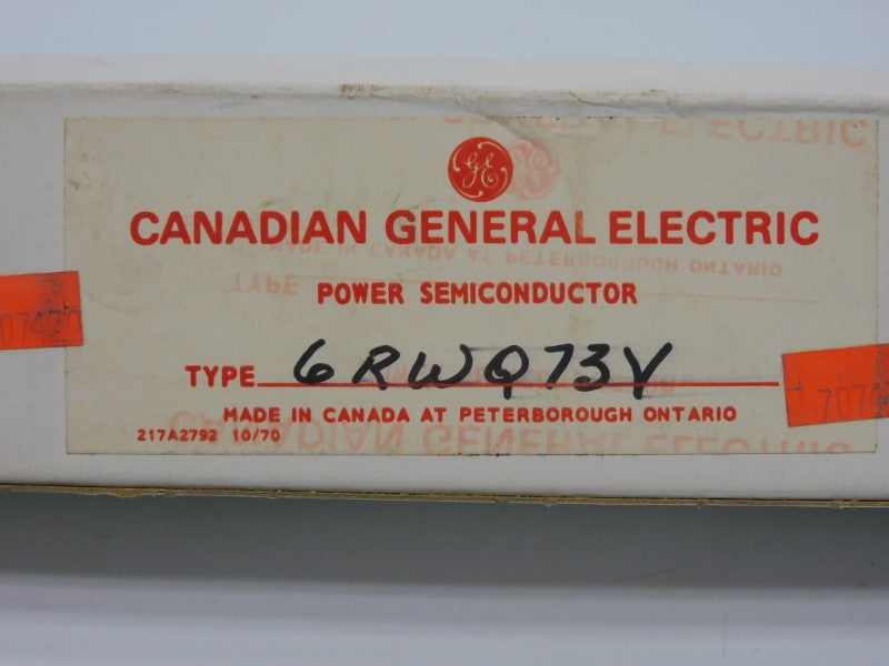 GENERAL ELECTRIC 6RWQ73V NSMP