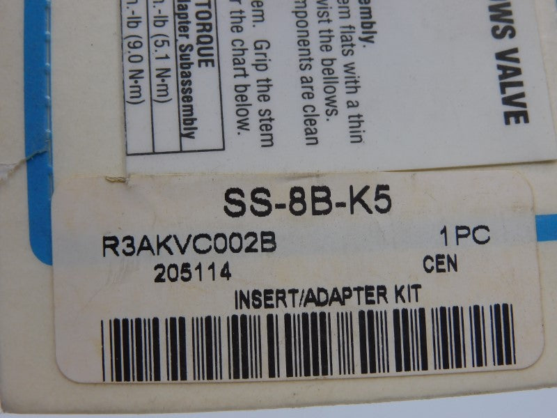 SWAGELOK SS-8B-K5 NSMP