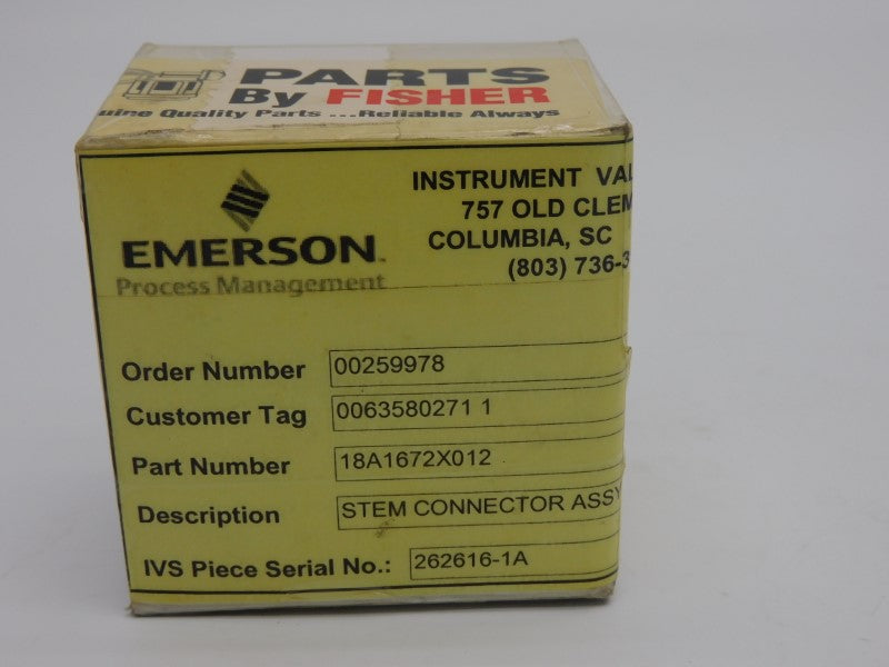 FISHER 18A1672X012 NSMP