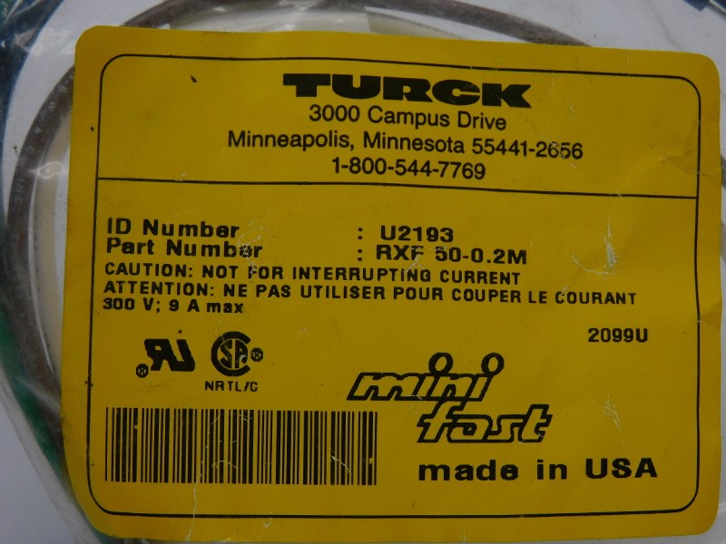 TURCK RXF50-0.2M U2193 300V 9A NSMP