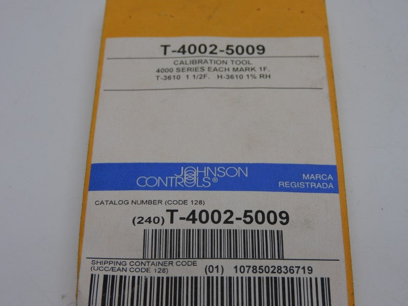 JOHNSON CONTROLS T-4002-5009 NSMP