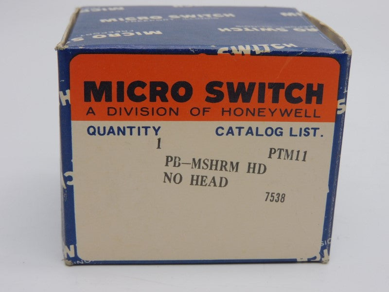 MICRO SWITCH PTM11 NSMP