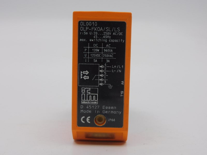 IFM EFECTOR OLP-FKOA/SL/LS-500 OL0010 20-250VAC/DC 5A NSMP