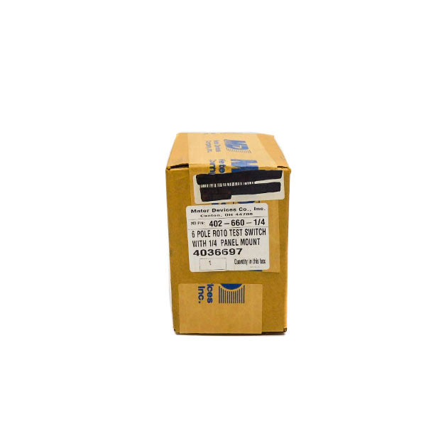 METER DEVICES 402-660-1/4 NSFS