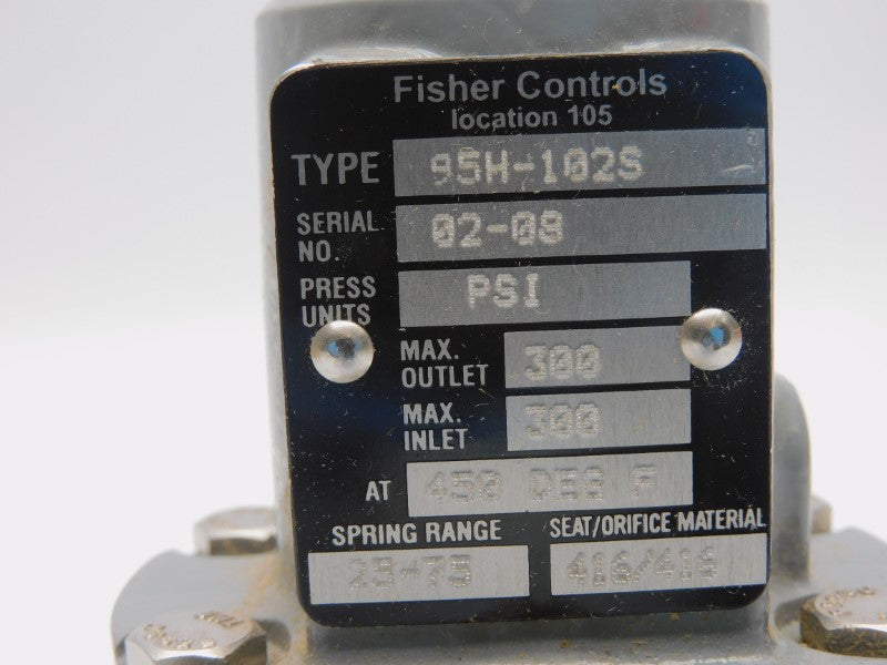 FISHER CONTROLS 95H-102S 300PSI NSMP