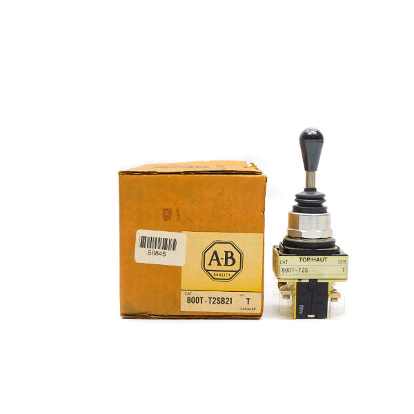 ALLEN BRADLEY 800T-T2SB21 SER. T (BR/YL) NSMP