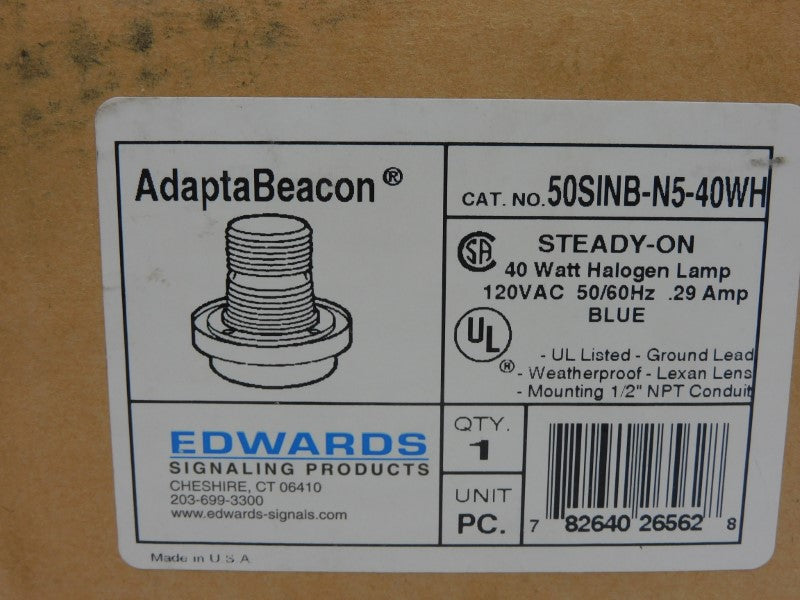 EDWARDS 50SINB-N5-40WH 120VAC .29A NSFS
