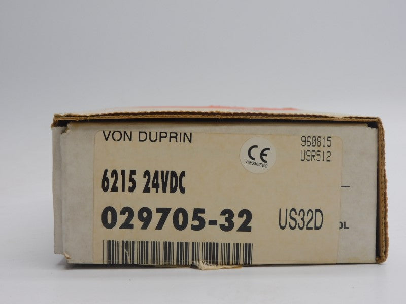 VON DUPRIN 6215 029705-32 24VDC .3A NSMP
