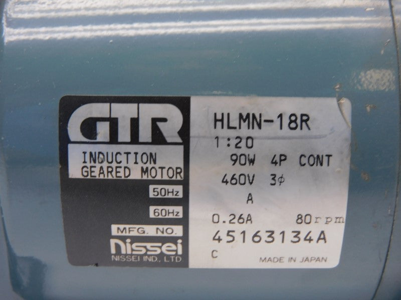 GTR HLMN-18R 460V 0.26A UNMP