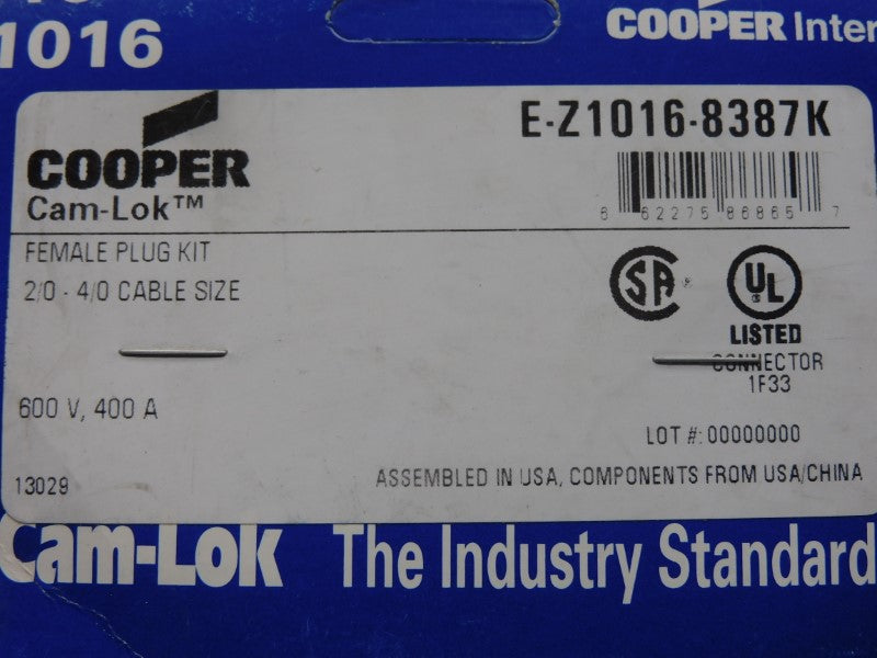 COOPER E-Z1016-8387K 600V 400A NSMP