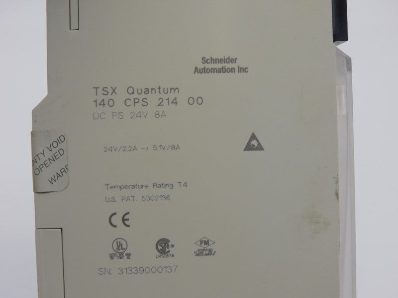 SCHNEIDER AUTOMATION 140CPS21400 24V 8A UNMP