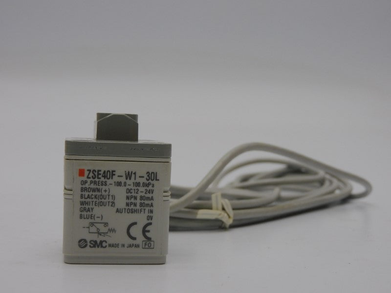 SMC ZSE40F-W1-30L 12-24VDC NSMP