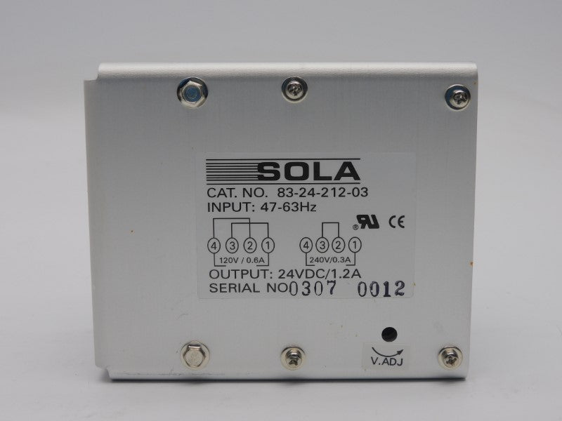 SOLA 83-24-212-03 120/240V 0.6/0.3A NSMP