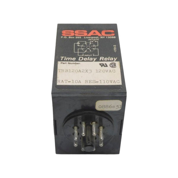 SSAC TRB120A2X3 120VAC 10A 0.1-10SEC UNMP