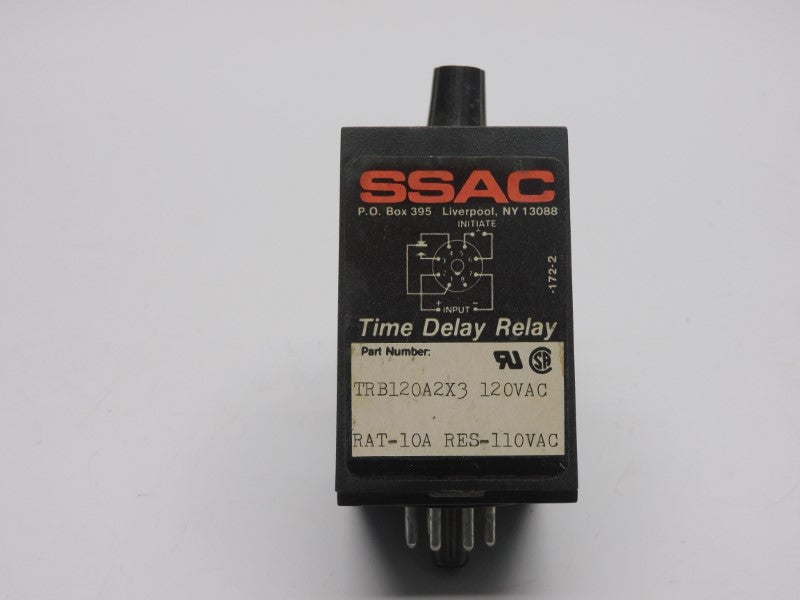 SSAC TRB120A2X3 120VAC 10A 0.1-10SEC UNMP